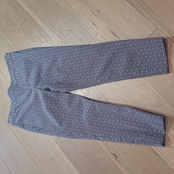 EUC Talbots Pants Women's sz 10P Blue/White Polka Dot Chatham Ankle Pant - Picture 2 of 14